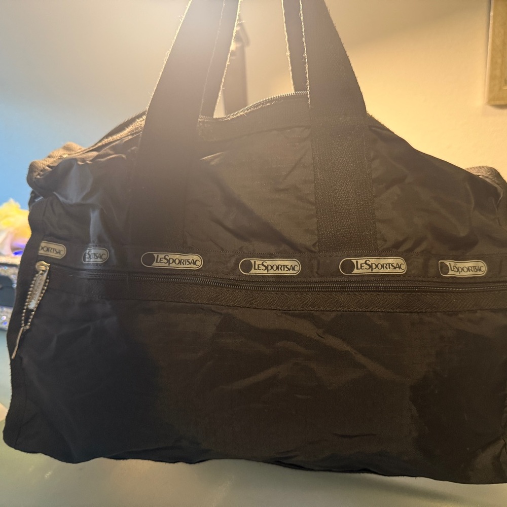 LeSportsac Black Duffle Bag